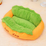Fine joy Hot Dog Bed Pet Winter Beds Fashion Sofa Cushion Supplies Warm Dog House Pet Sleeping Bag Cozy Puppy Nest Kennel