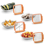 Magic Slicer Nicer Chopper Dicer Quick Set 5 In 1 Vegetables Fruits Cutter Food Multi-Function Salad Onion Vegetable Cutter