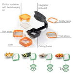 Magic Slicer Nicer Chopper Dicer Quick Set 5 In 1 Vegetables Fruits Cutter Food Multi-Function Salad Onion Vegetable Cutter