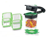 Magic Slicer Nicer Chopper Dicer Quick Set 5 In 1 Vegetables Fruits Cutter Food Multi-Function Salad Onion Vegetable Cutter