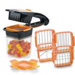 Magic Slicer Nicer Chopper Dicer Quick Set 5 In 1 Vegetables Fruits Cutter Food Multi-Function Salad Onion Vegetable Cutter