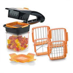 Magic Slicer Nicer Chopper Dicer Quick Set 5 In 1 Vegetables Fruits Cutter Food Multi-Function Salad Onion Vegetable Cutter