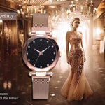 STARRYSKY™ Luxury Ladies Magnetic  Fashion Diamond Quartz Wristwatche