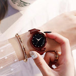 STARRYSKY™ Luxury Ladies Magnetic  Fashion Diamond Quartz Wristwatche