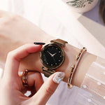 STARRYSKY™ Luxury Ladies Magnetic  Fashion Diamond Quartz Wristwatche